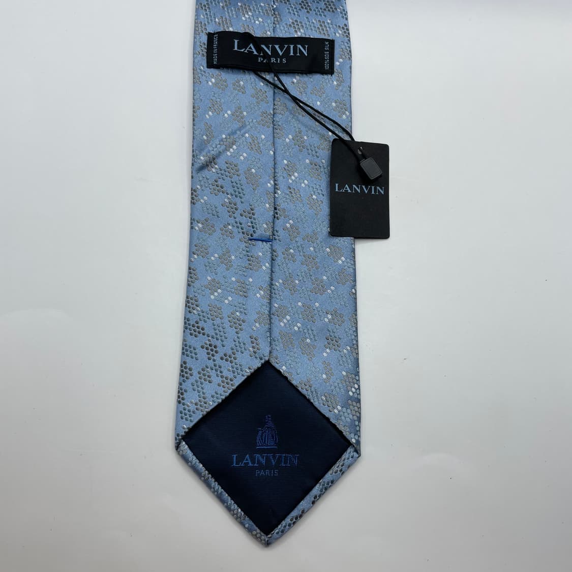 494) (LANVIN) 랑방 패턴 넥타이 미사용 상품이미지2