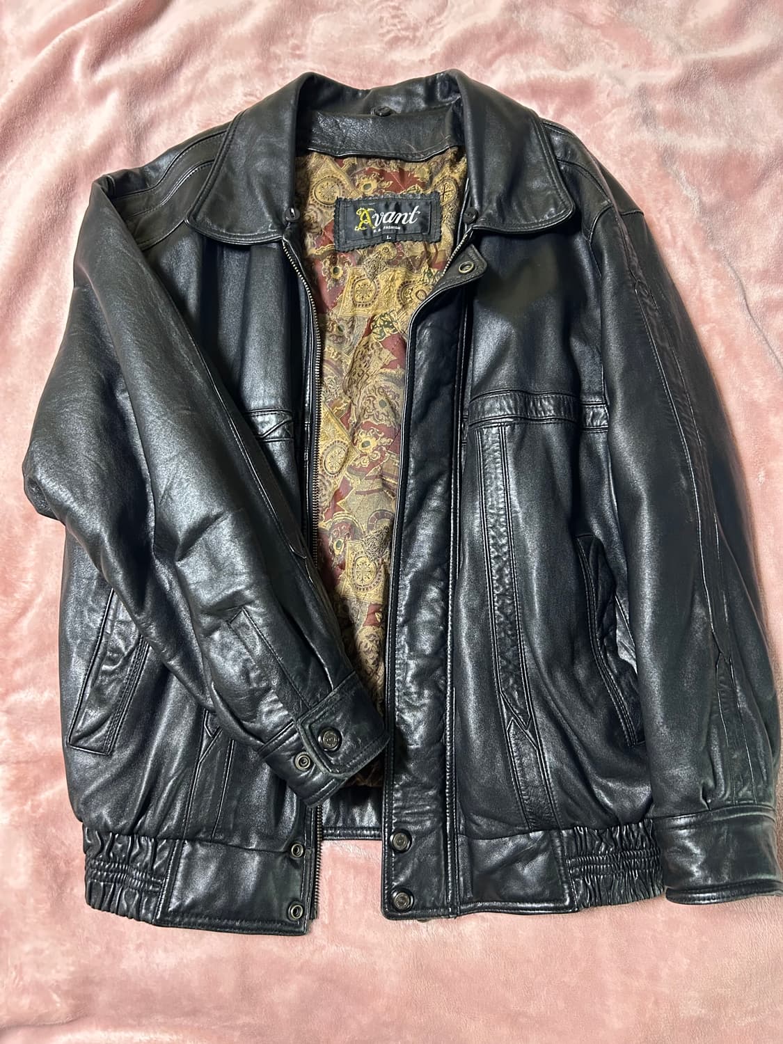 가죽 레더 자켓 상품이미지1