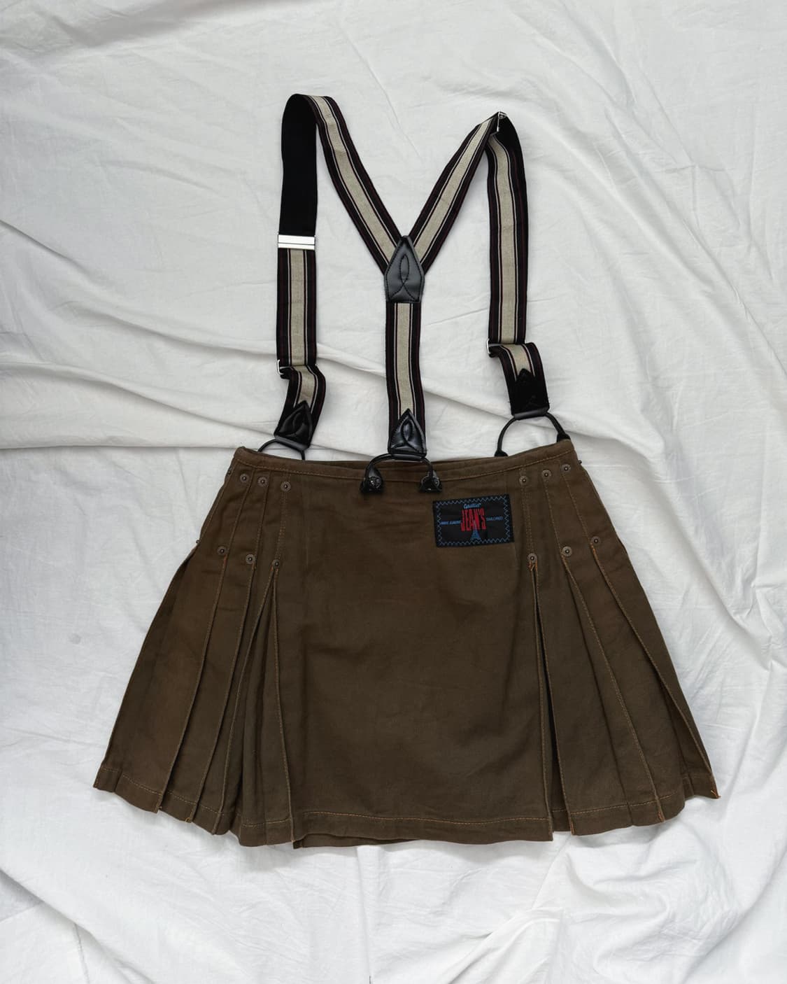 rare* 장폴고티에 90s 아카이브 서스펜더 랩스커트 상품이미지5