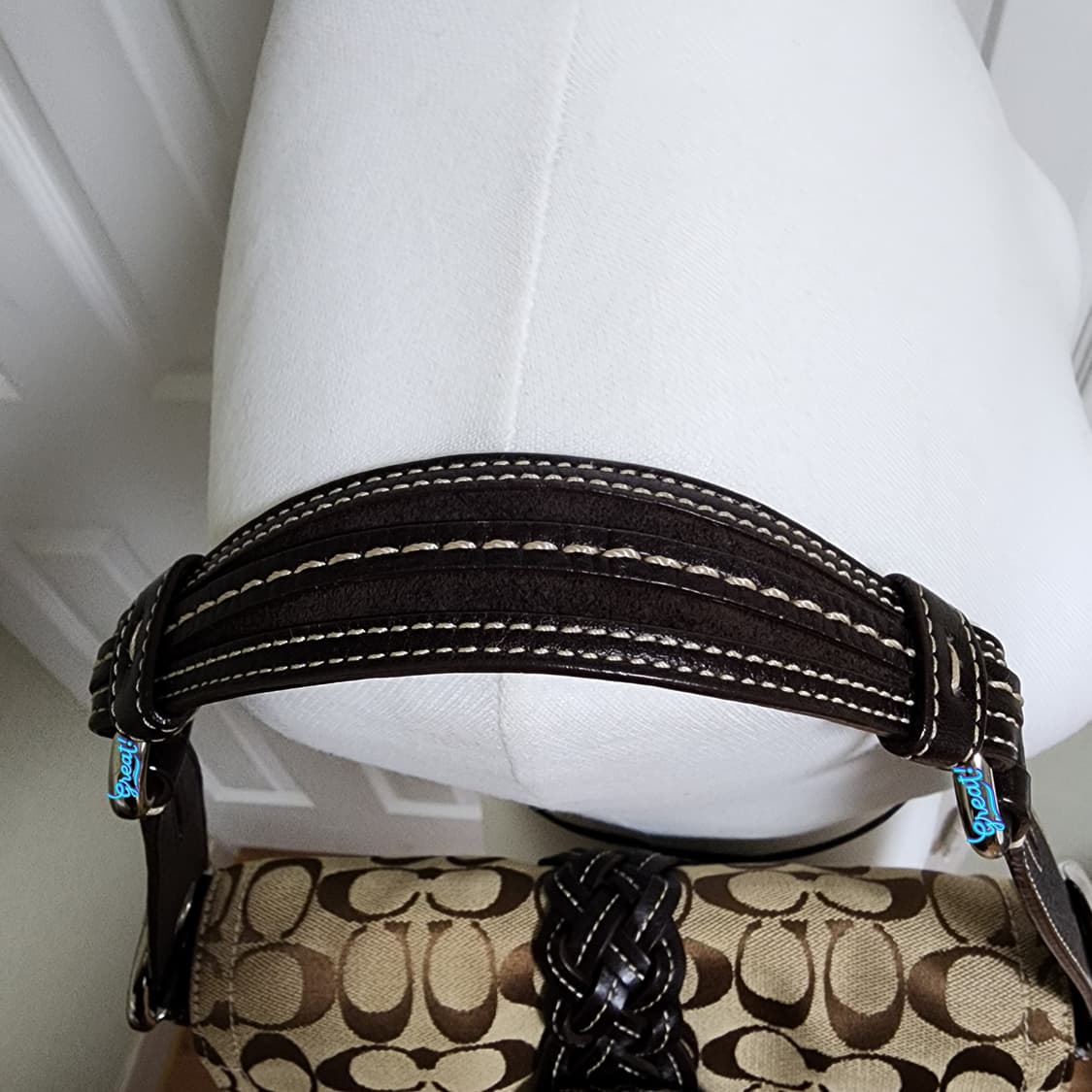 상태굿) 코치 바게트백 상품이미지3