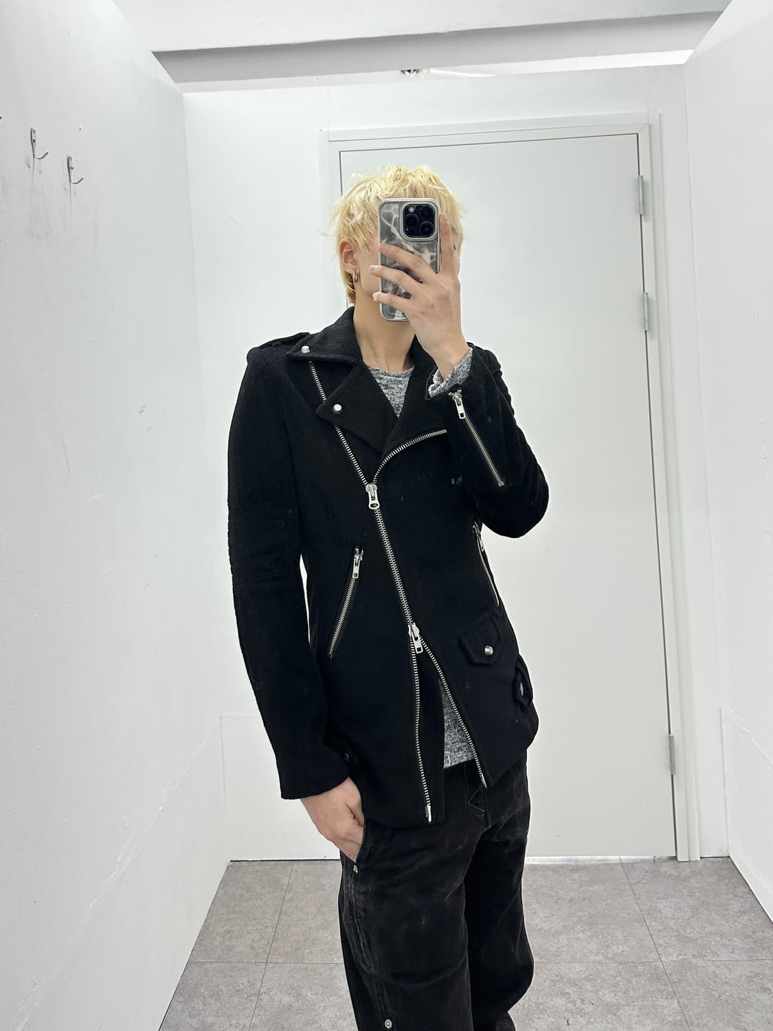 ROYAL PARTY wool motor jacket 상품이미지1