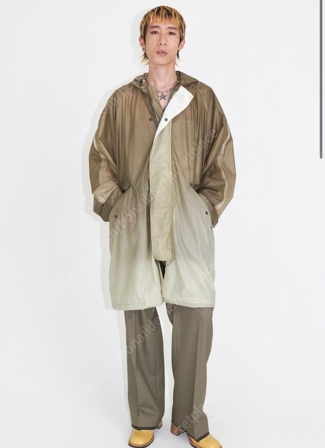 아워레가시 클록 러버 필름 올리브 파카 (50) 상품이미지1