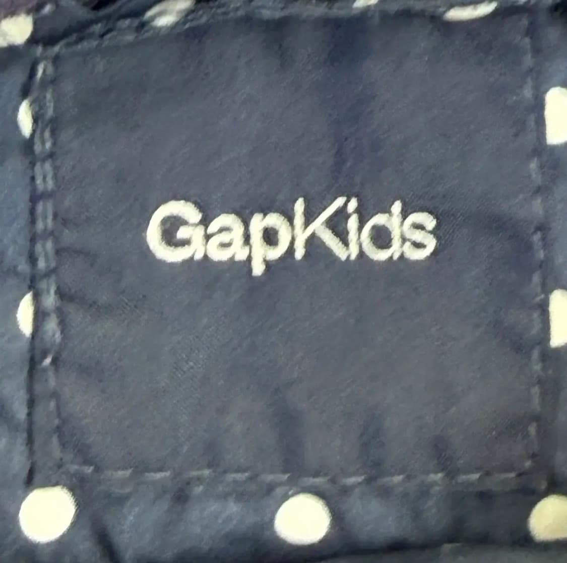 Gap 키즈 네이비 도트 바람막이 점퍼 (155cm) 상품이미지3
