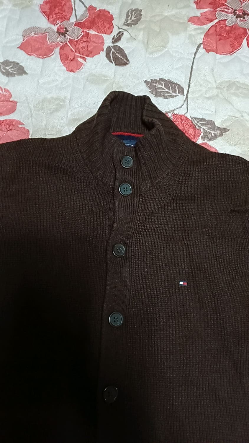 타미힐피거 니트가디건 100 가슴56 기장71 상품이미지2