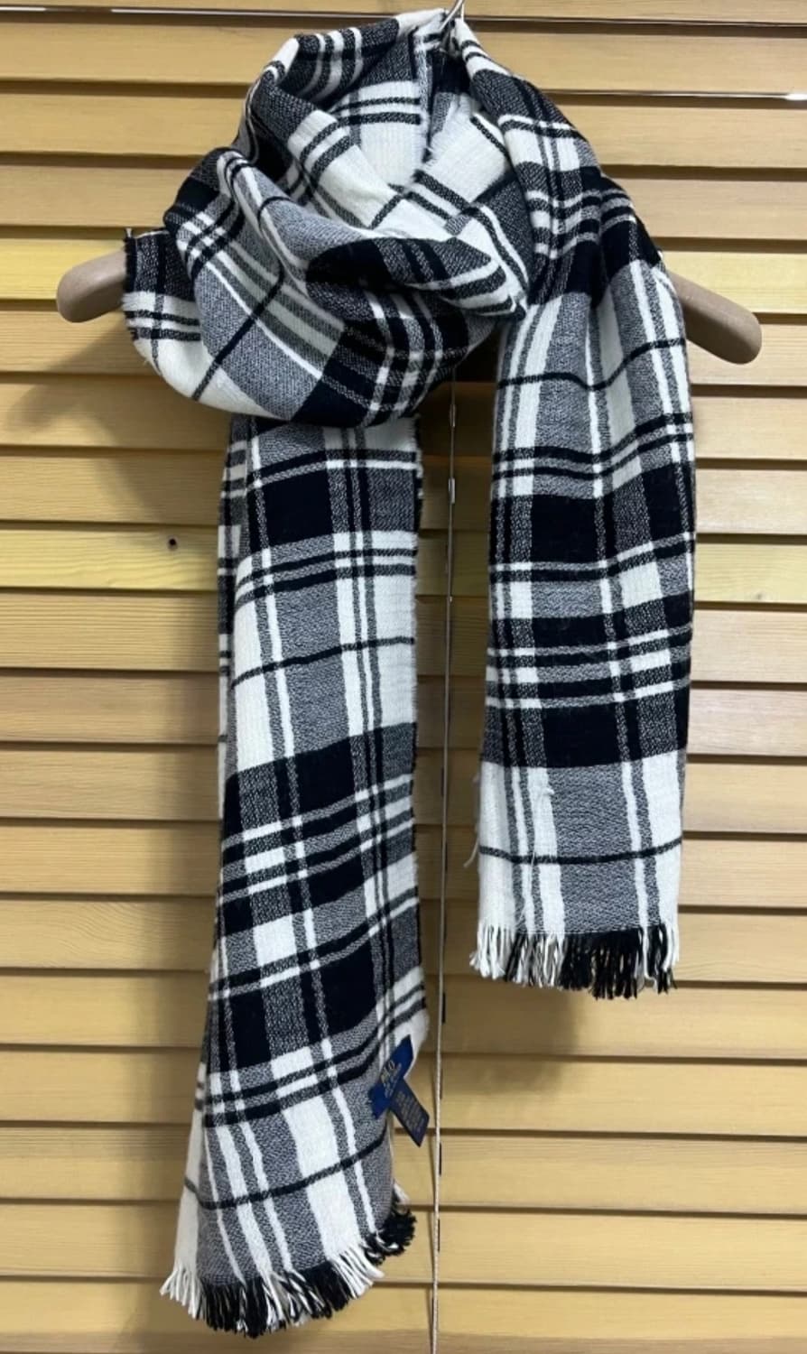 폴로랄프로렌 블랙체크 울코튼머플러 
 상품이미지2