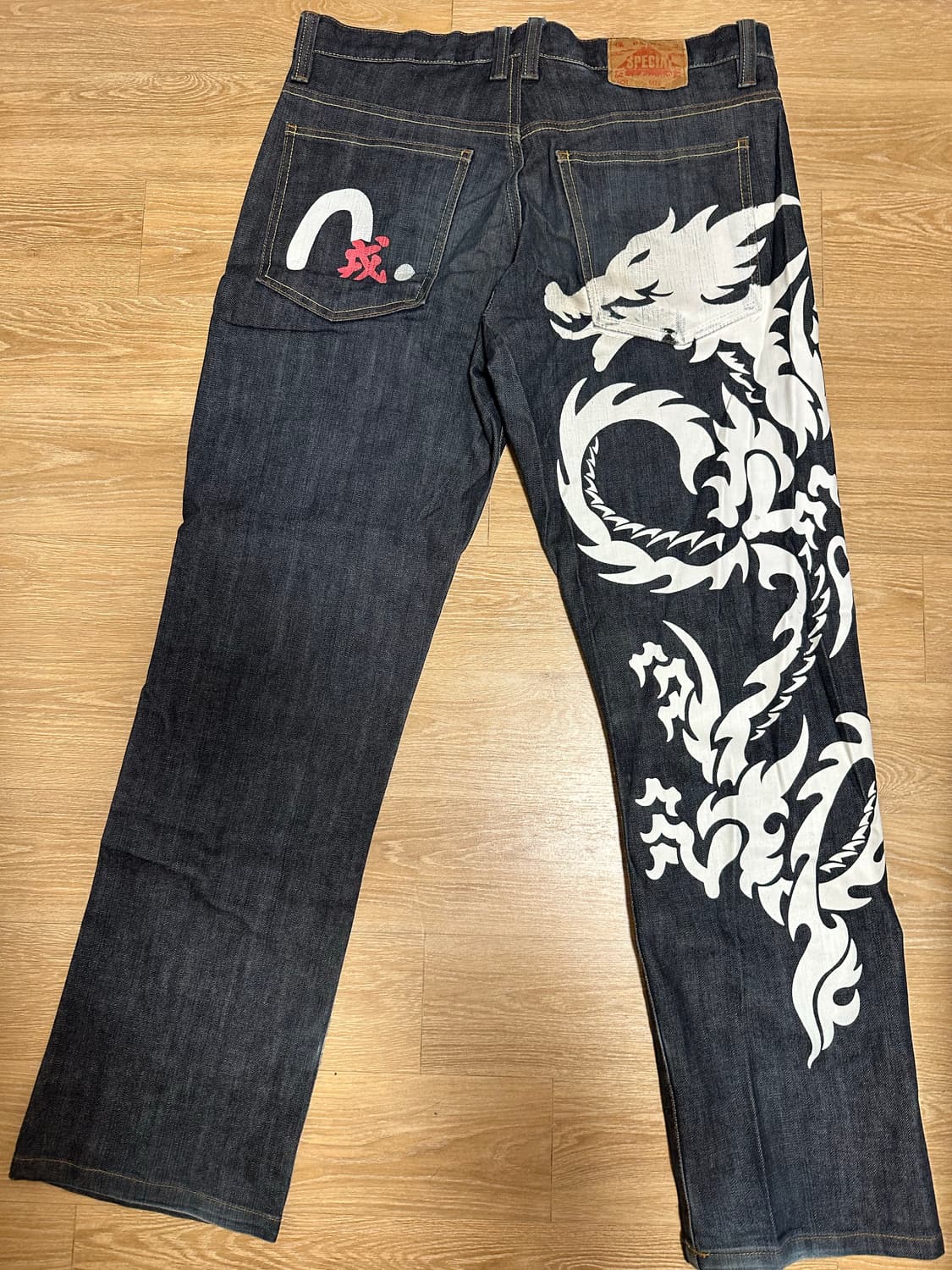 용 프린팅 데님 상품이미지1