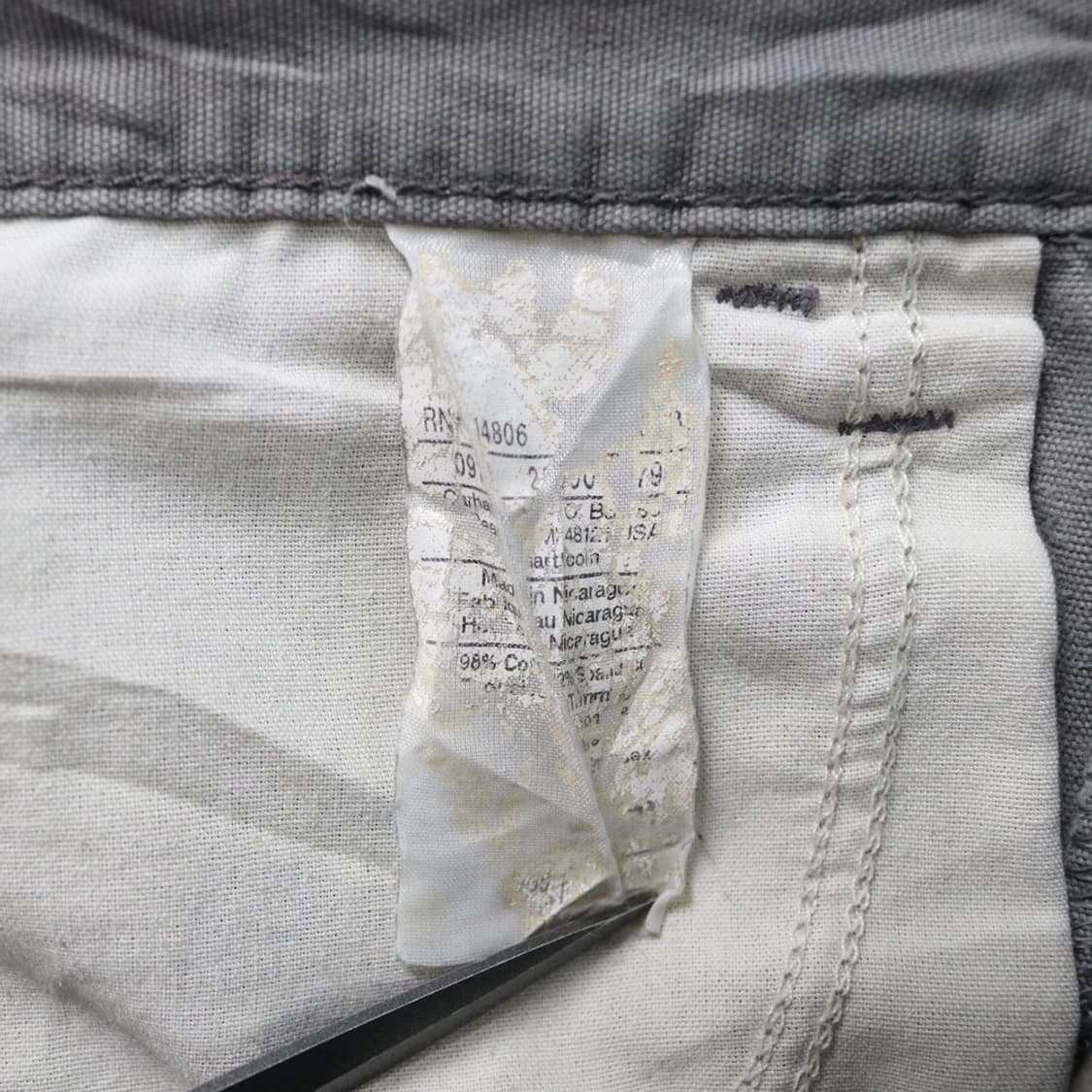 칼하트 코튼 팬츠 63116 상품이미지10