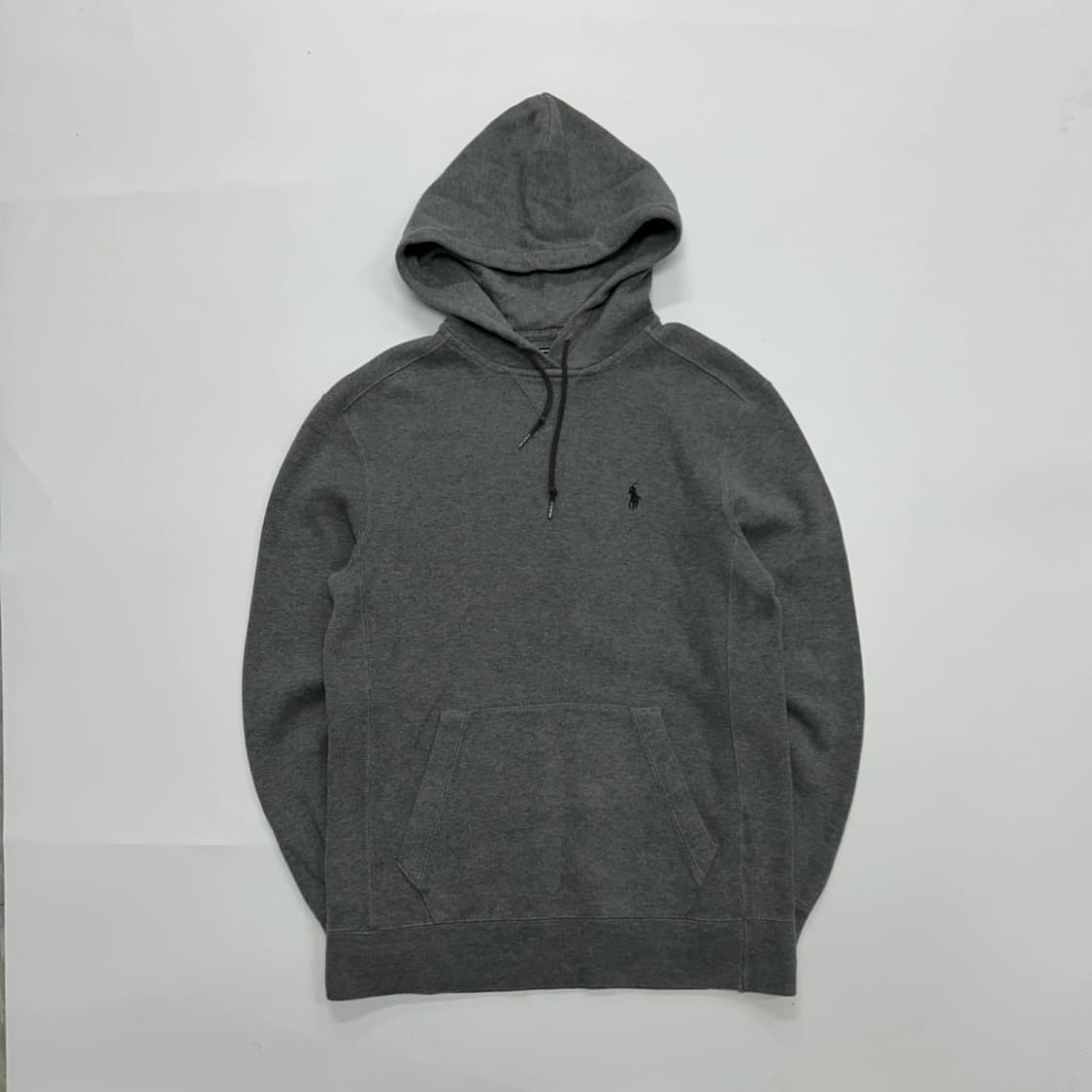 폴로 랄프로렌 그레이 코튼 니트 후드티(S) 상품이미지2