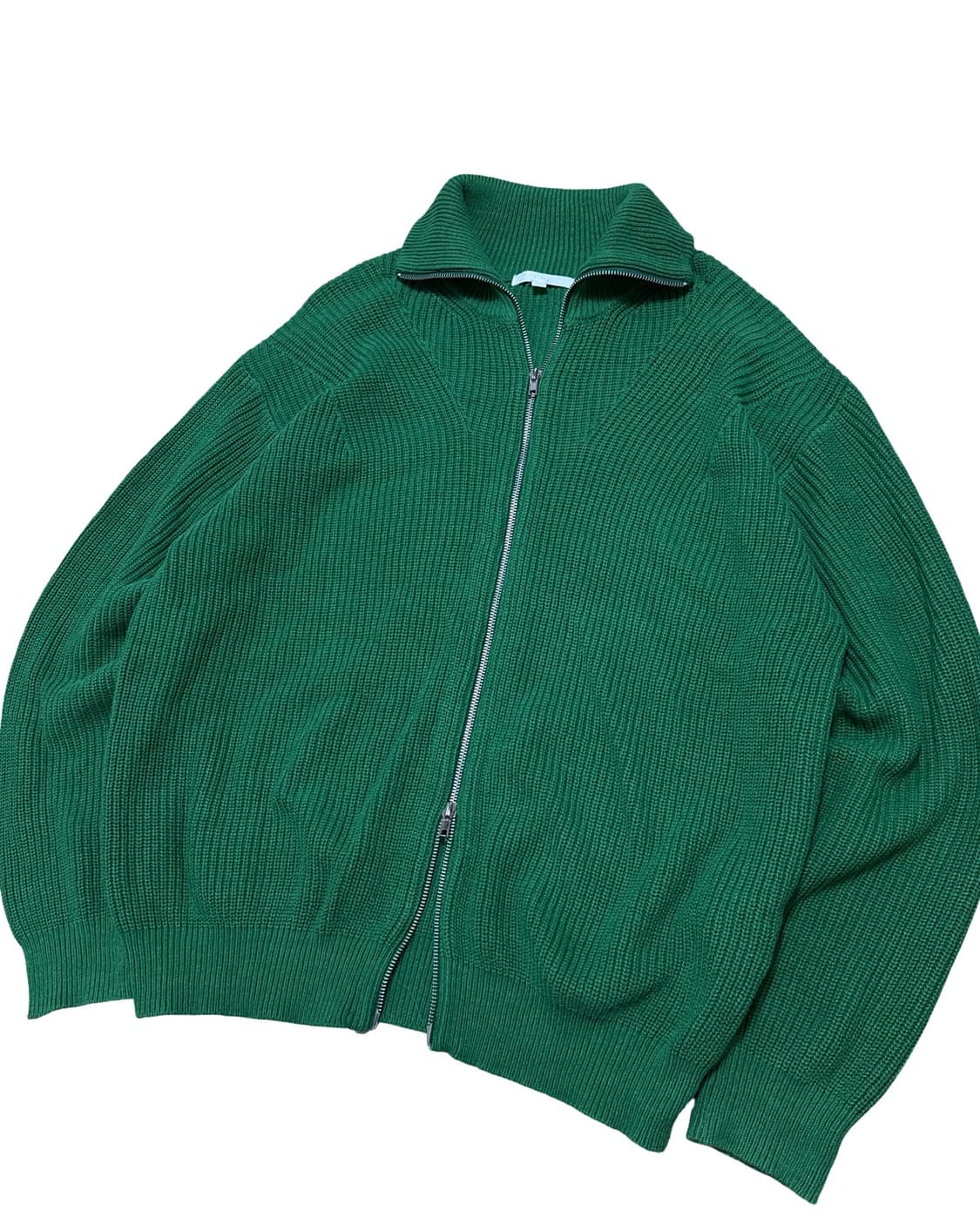 키뮤어 그린 투웨이 니트집업 상품이미지3