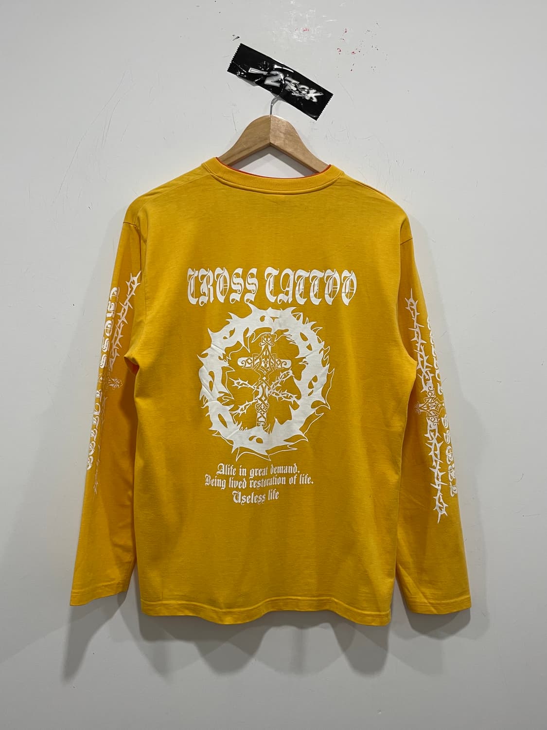 90’s Jpn Flybeans 고딕 크로스 타투 롱 슬리브 상품이미지5