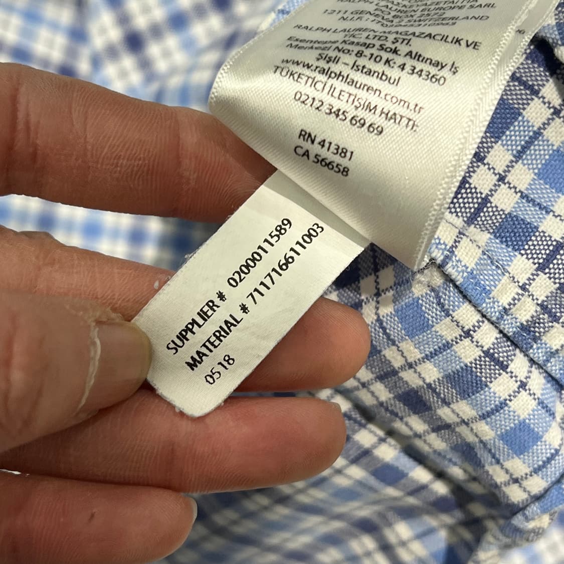 폴로 랄프로렌 체크 하프셔츠 s10611 상품이미지9