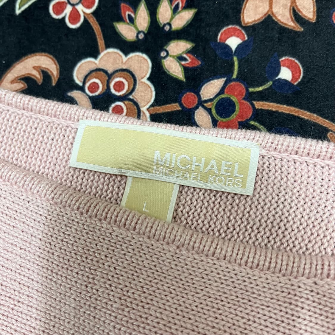 마이클 코어스 롱 슬리브 니트 탑 L 상품이미지6