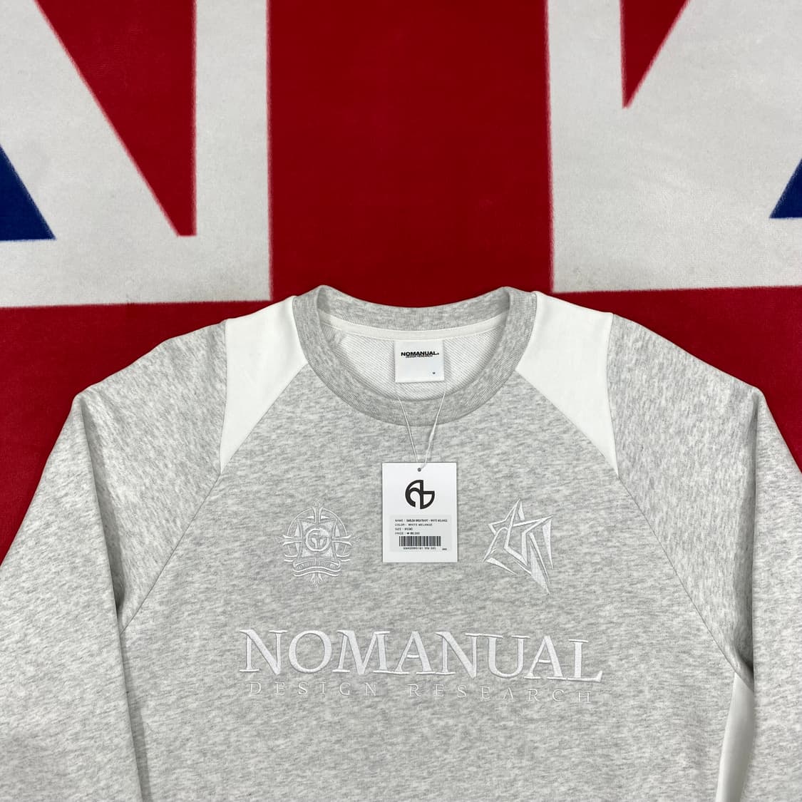 노매뉴얼 맨투맨 M 실측 L  상품이미지3