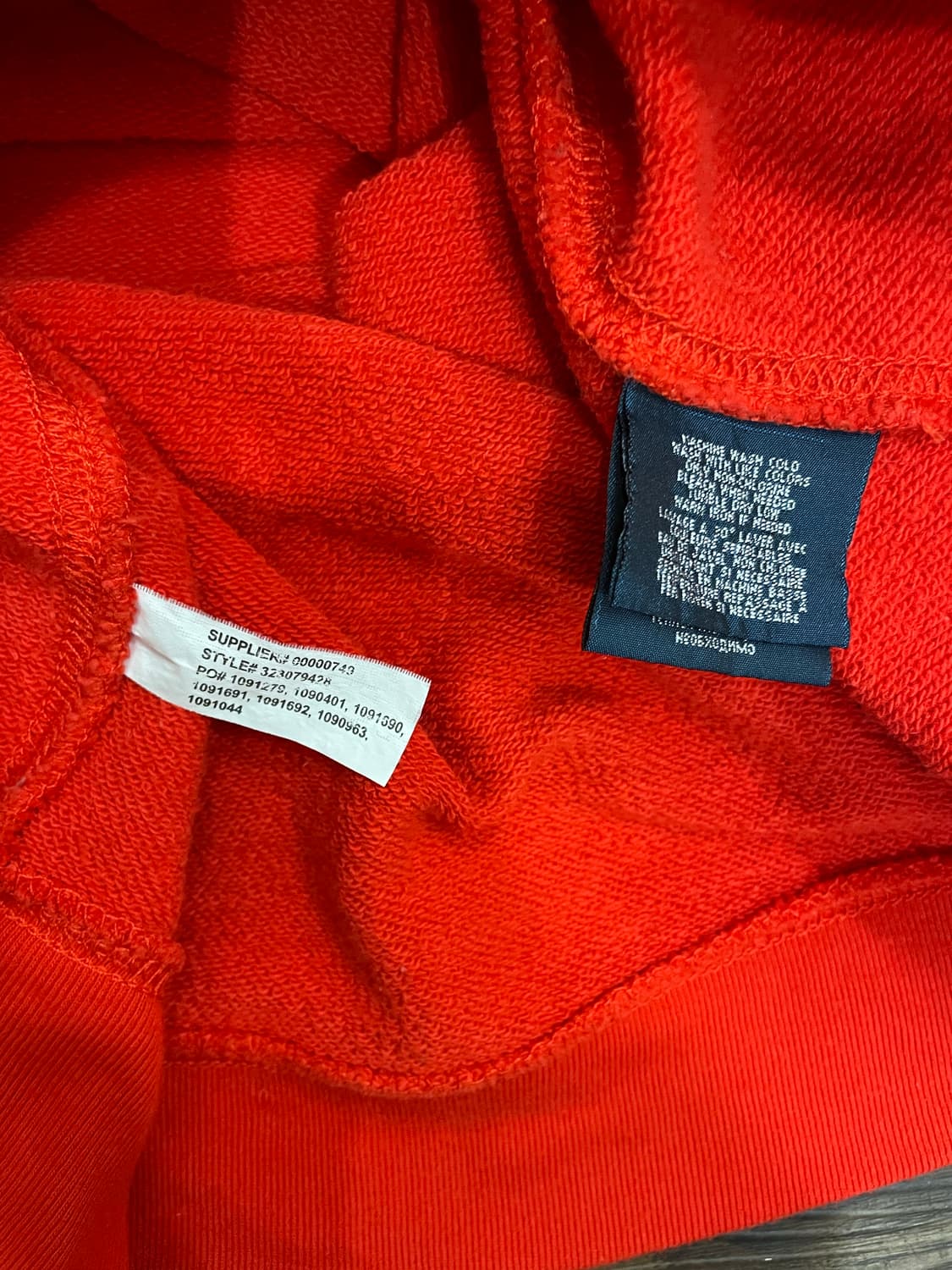 폴로 랄프로렌 빅포니 후드티 레드 상품이미지8