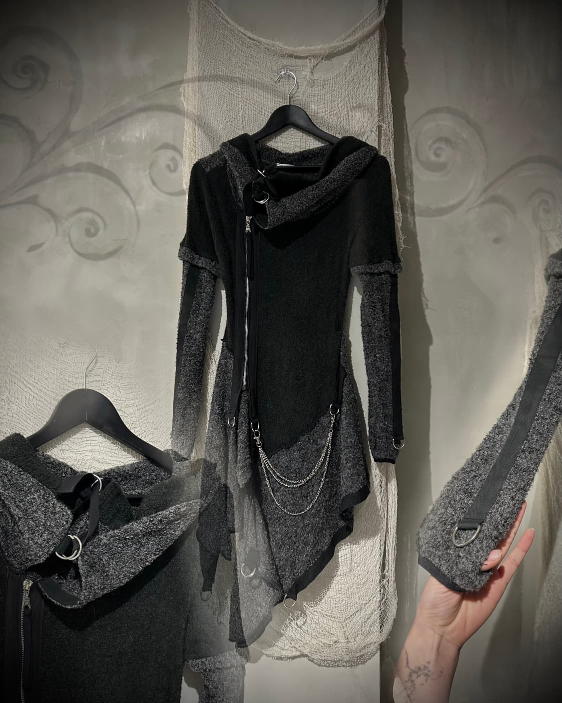 Unbalanced archive cardigan 상품이미지1