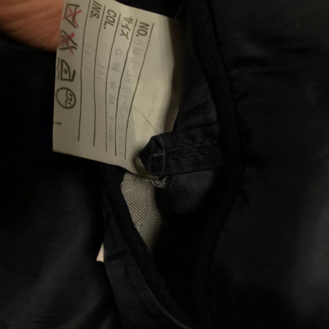 90s 재팬 제이프레스 금장 울 더블 블레이저 상품이미지5