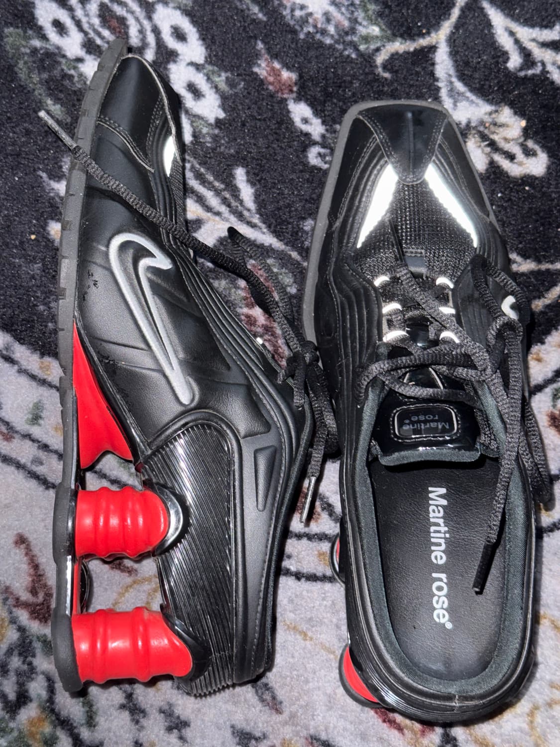 Nike x Martine Rose Shox MR4 Black 265 상품이미지3