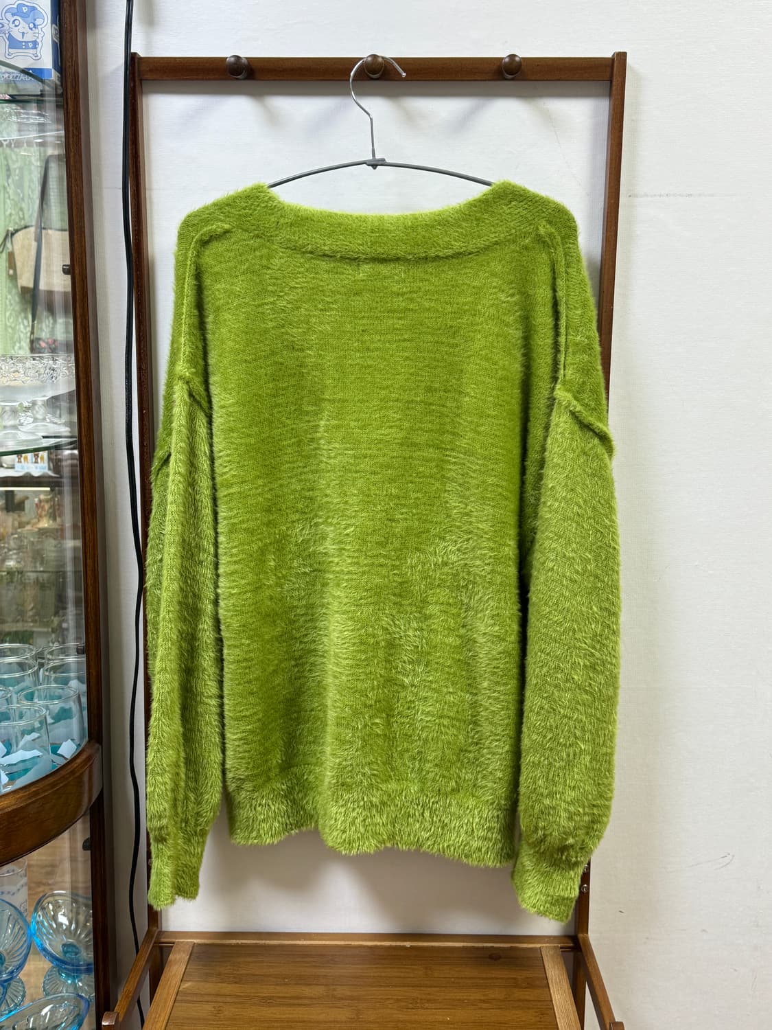 빈티지 잔디 니트 가디건 상품이미지2