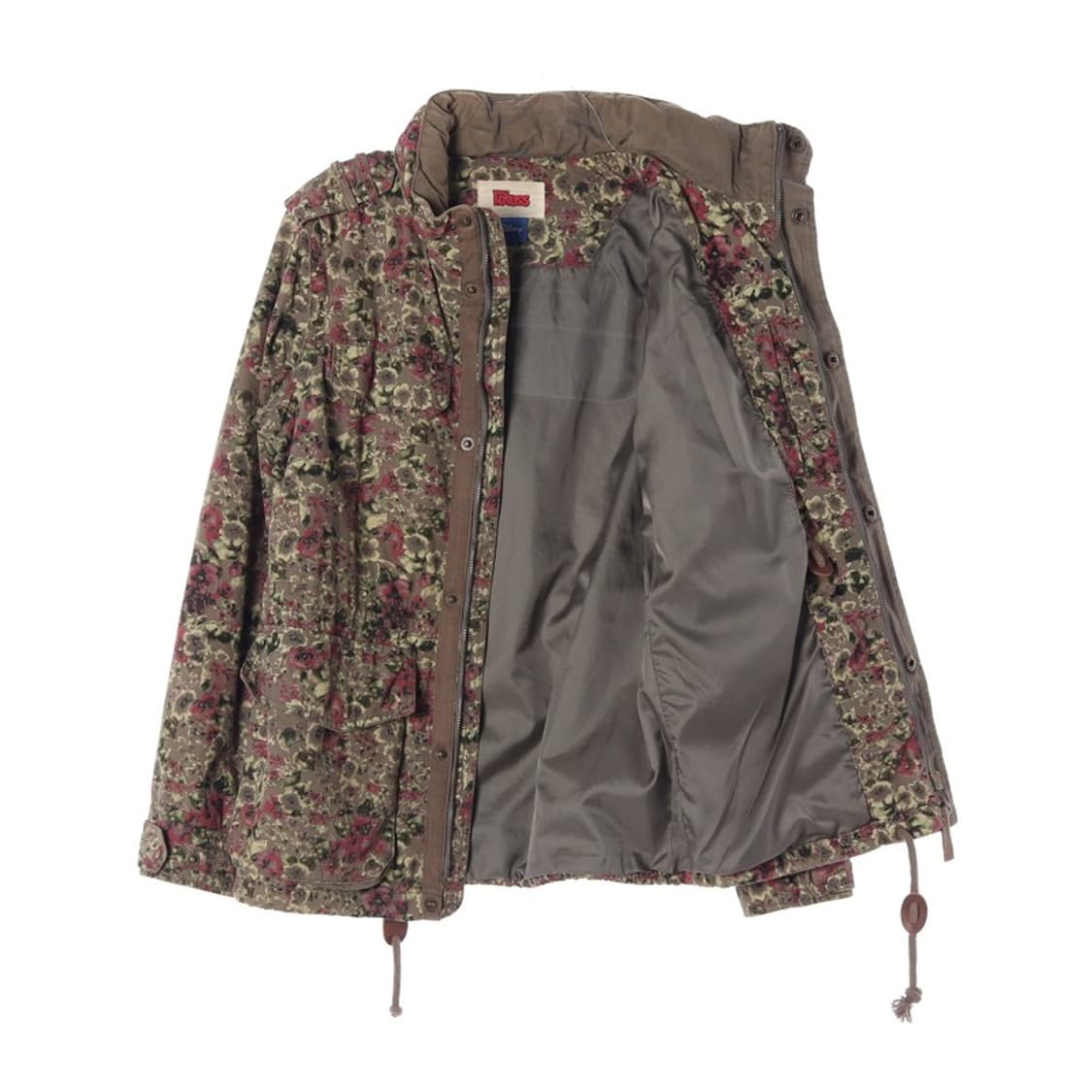 Disney 미키 패치 플라워 패턴 빈티지 아우터 F 상품이미지2