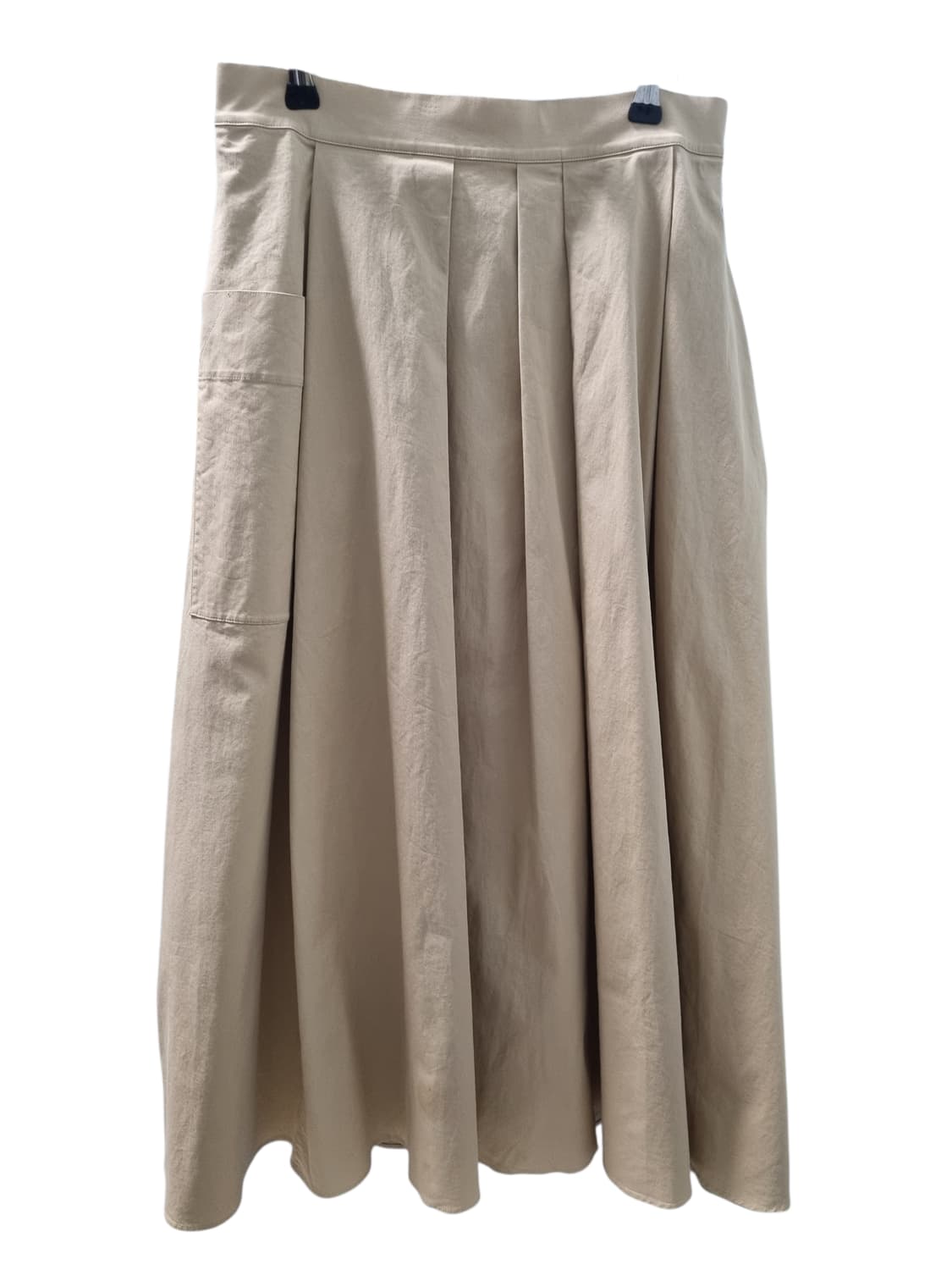 코스 COS 베이지 플리츠 면 스커트 27 상품이미지1