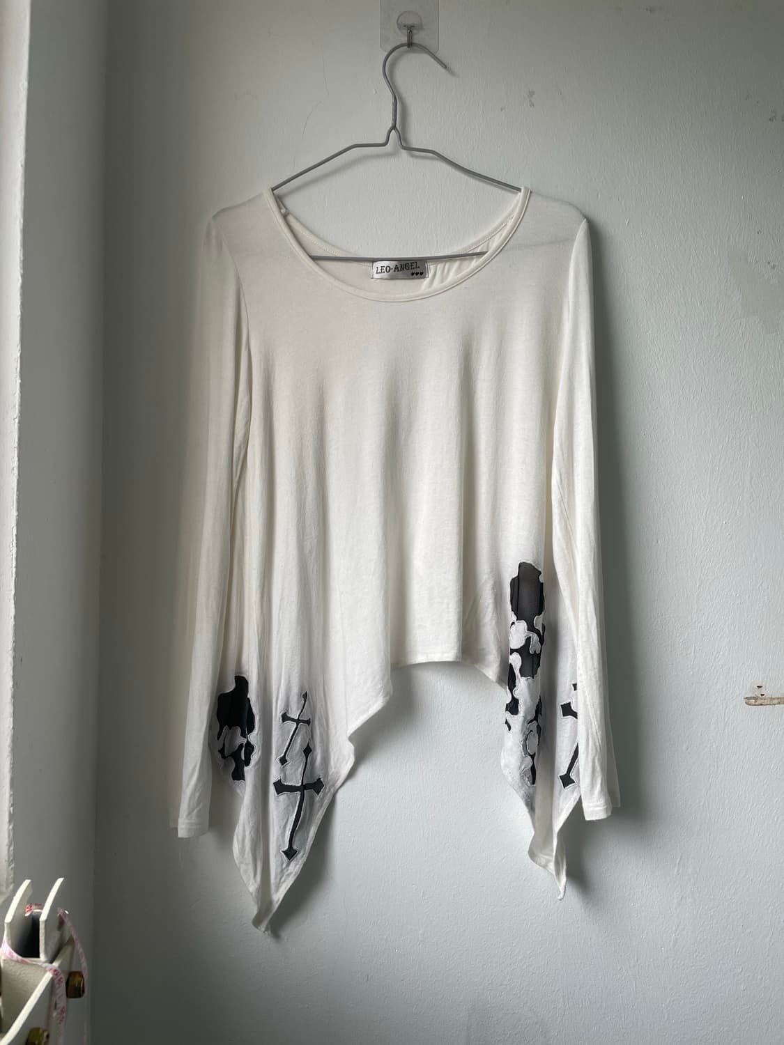 Leo-Angel Skull open long-slee 상품이미지1