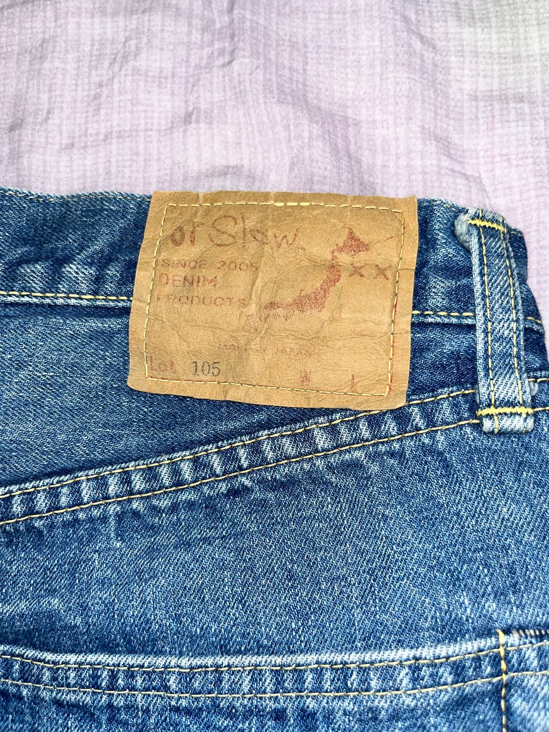 오어슬로우 105 2year 데님 팬츠 상품이미지6