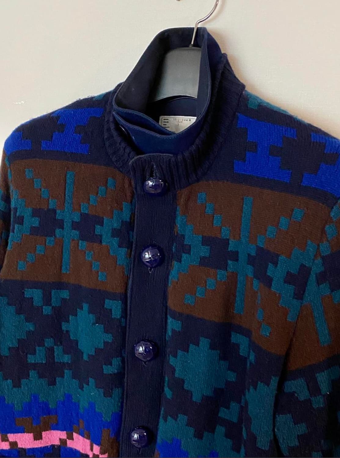 사카이 Sacai 16 F/W 인타르시아 픽셀 울 니트 상품이미지6