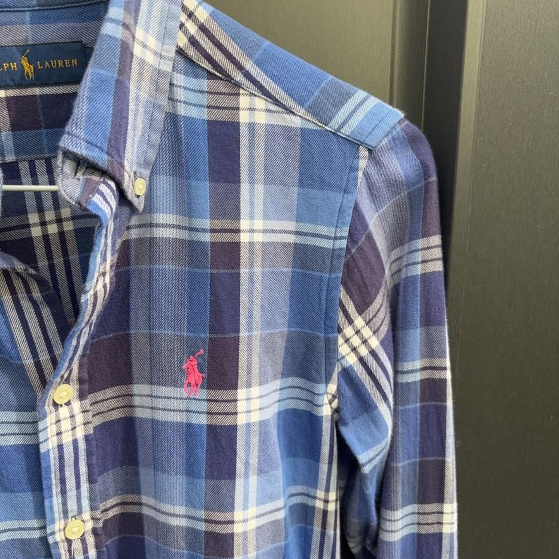 폴로 랄프로렌 핑크포니 체크 셔츠 2 P00024 상품이미지2