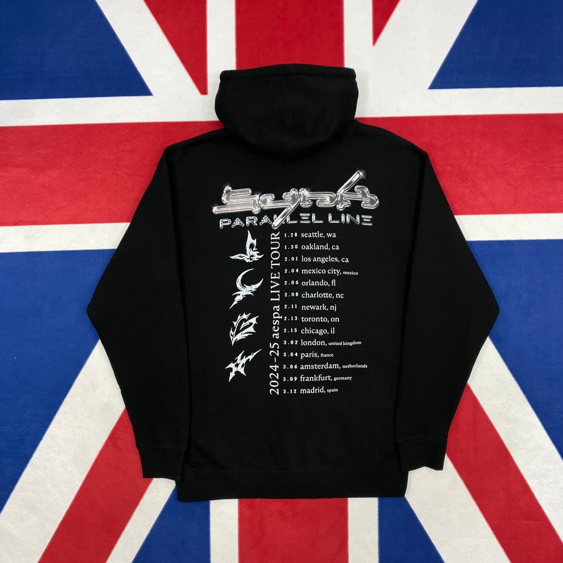 에스파 24-25 싱페어 월드투어 후드집업 L 상품이미지2