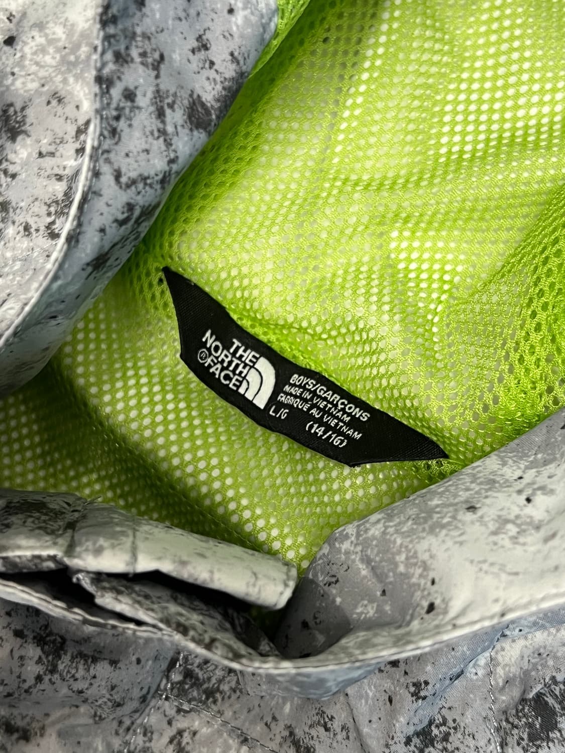 (L) 노스페이스 키즈 패턴 우븐 바람막이 상품이미지3