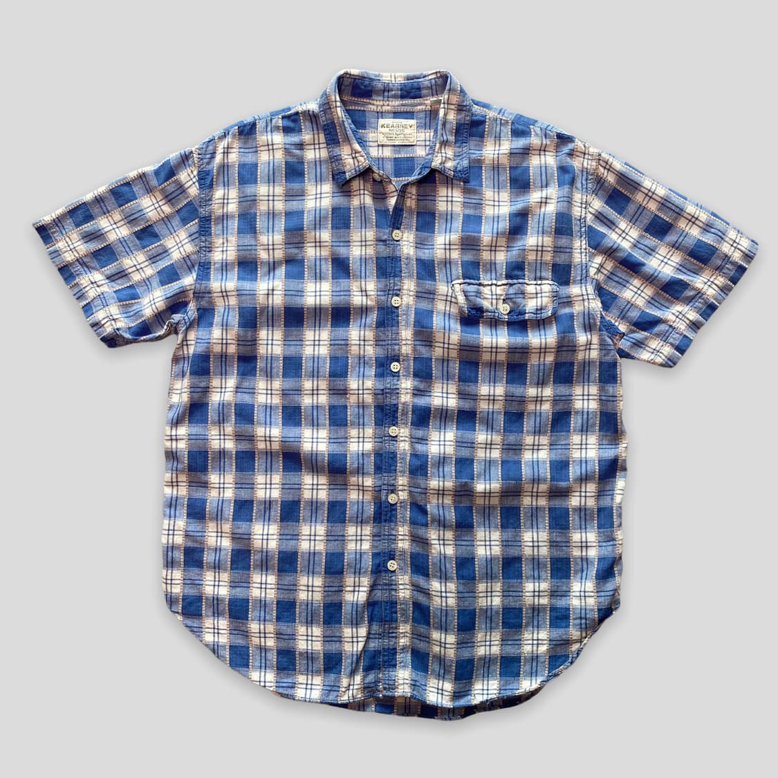 (L)Kearney House 원포켓 체크반팔셔츠 상품이미지1