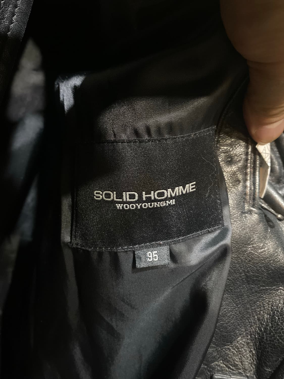 SOLID HOMME 램스킨 롱 패딩 95 상품이미지5