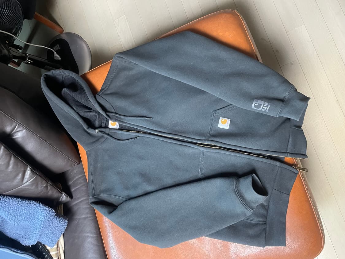 칼하트 써멀 후드집업 블랙s 상품이미지1