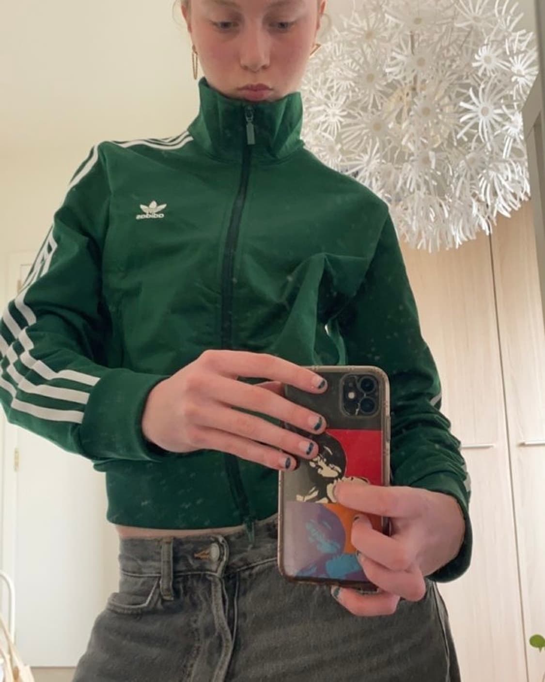 핀터레스트 아디다스 초록 그린 파이어버드 져지 상품이미지1