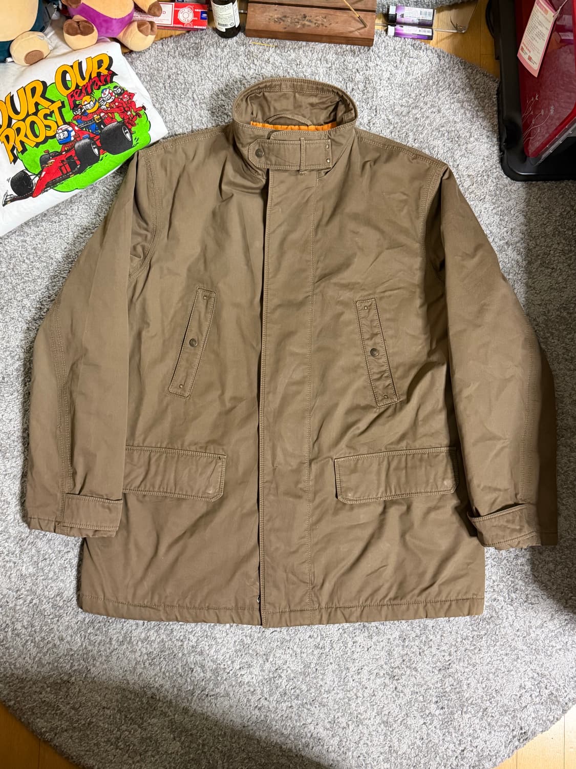 헨리코튼 가먼트다잉 코튼 카코트 상품이미지3