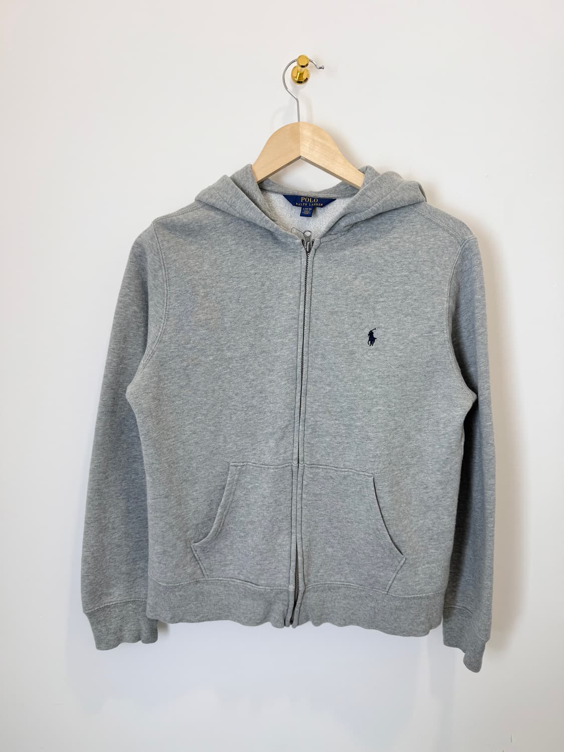 폴로 키즈 후드집업 그레이 상품이미지1
