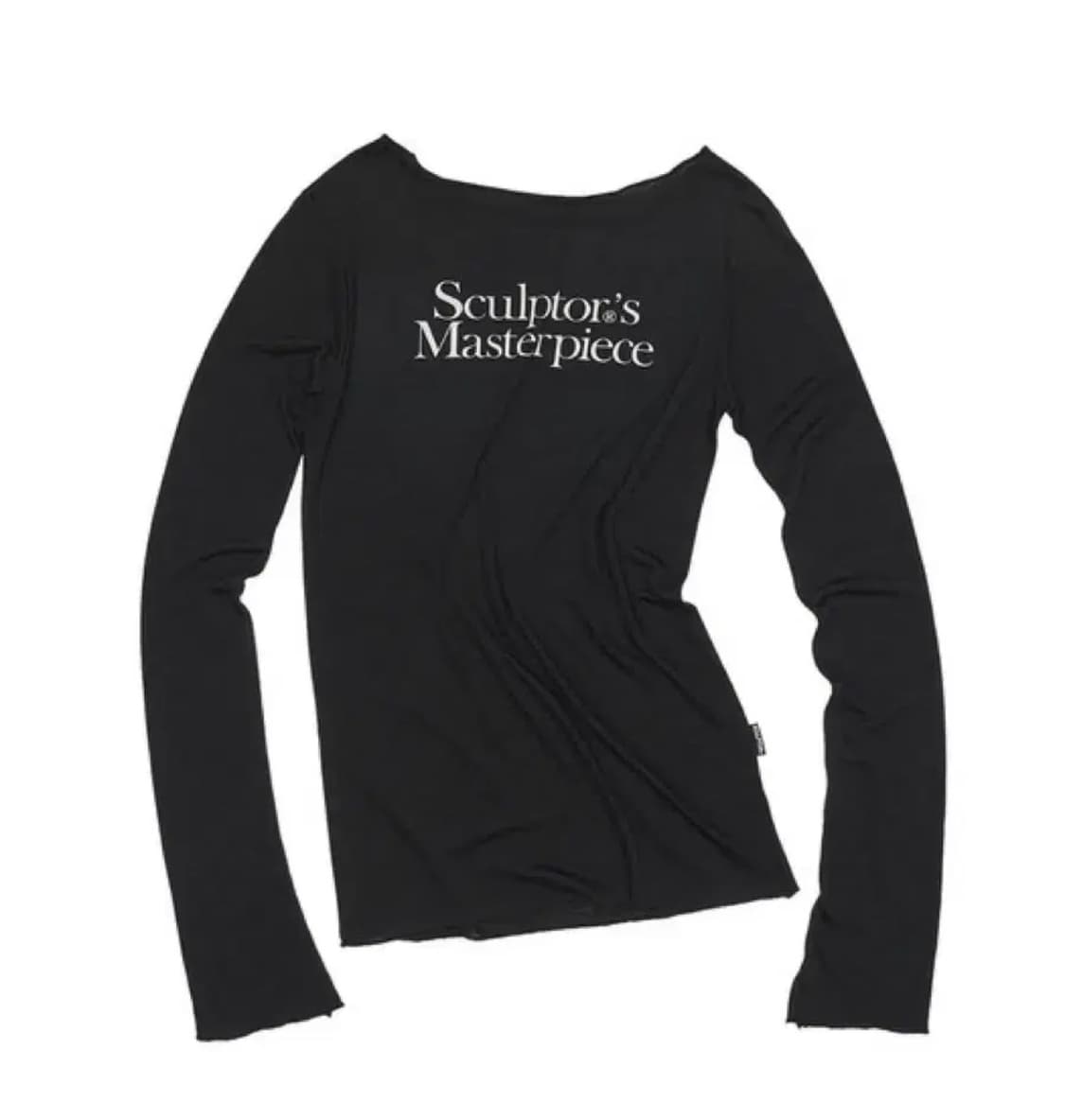 스컬프터 masterpiece sheer top black 상품이미지1