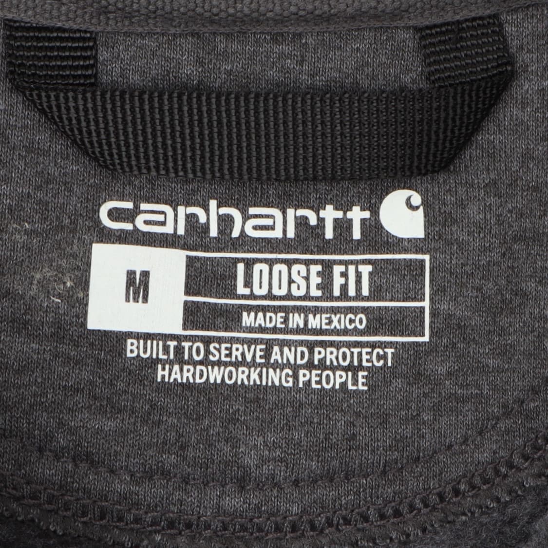 칼하트 챠콜 k122 루즈핏 후드집업 상품이미지7