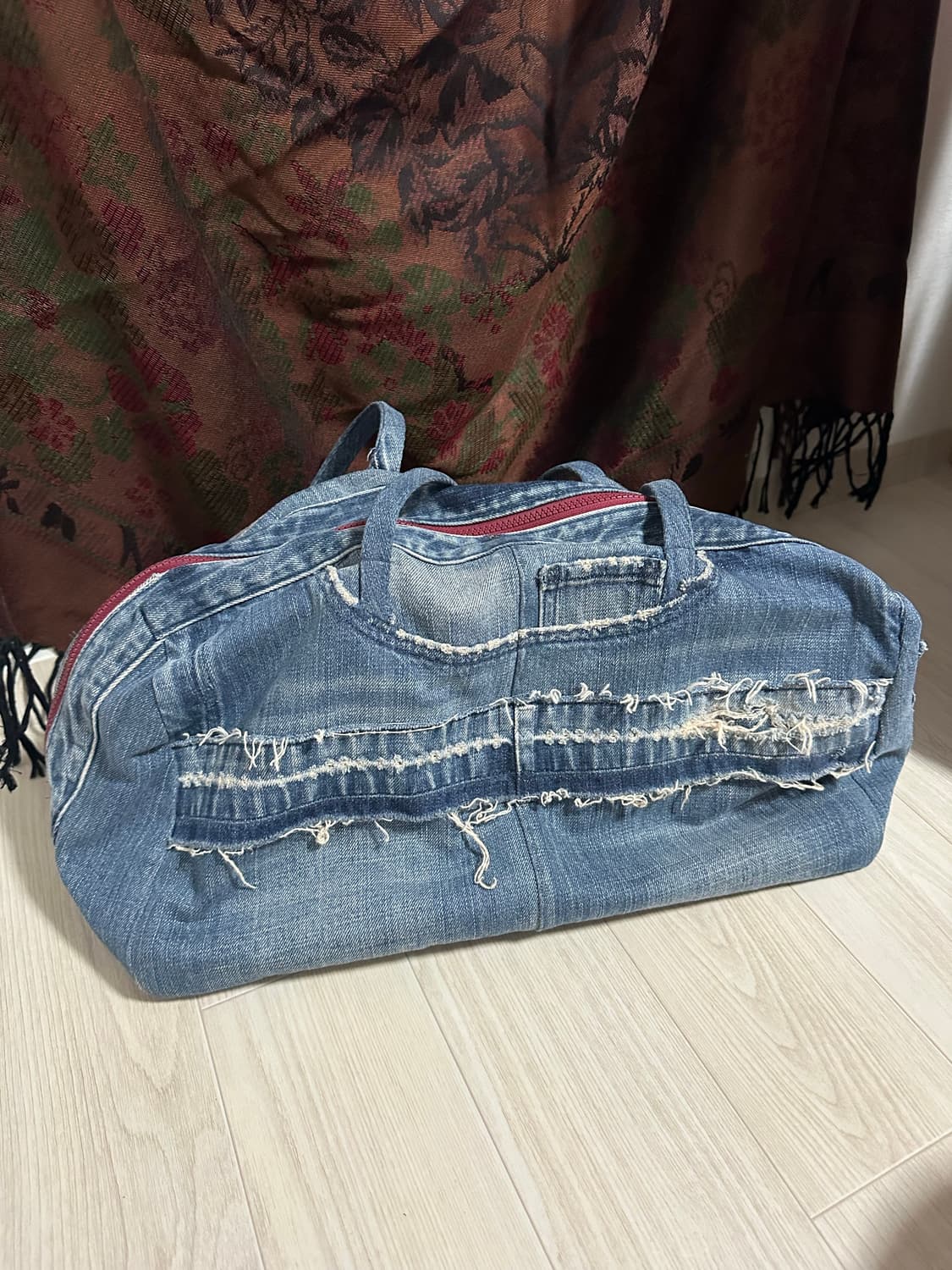 빈티지 데님 숄더백 상품이미지3