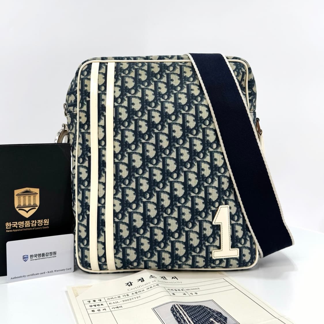 [감정완료] 디올 오블리크 PVC 트로터 크로스백 & 숄더백 상품이미지1