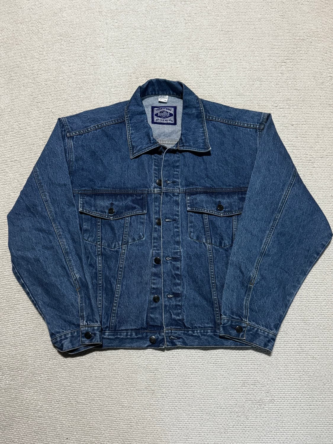 00s HardRock Cafe 하드락카페 타입3 데님자켓 L 상품이미지4