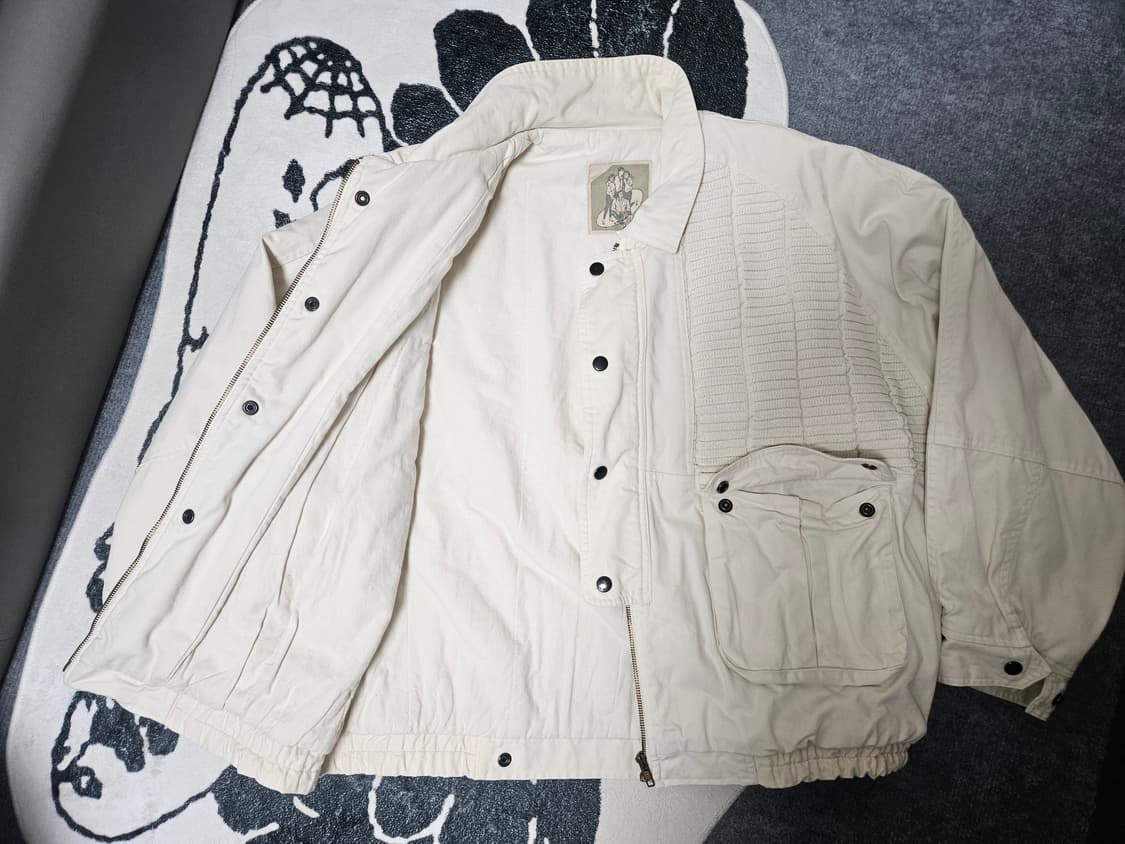 일본 빈티지 빅포켓 히든지퍼 누빔 코튼 캐주얼 자켓 상품이미지4