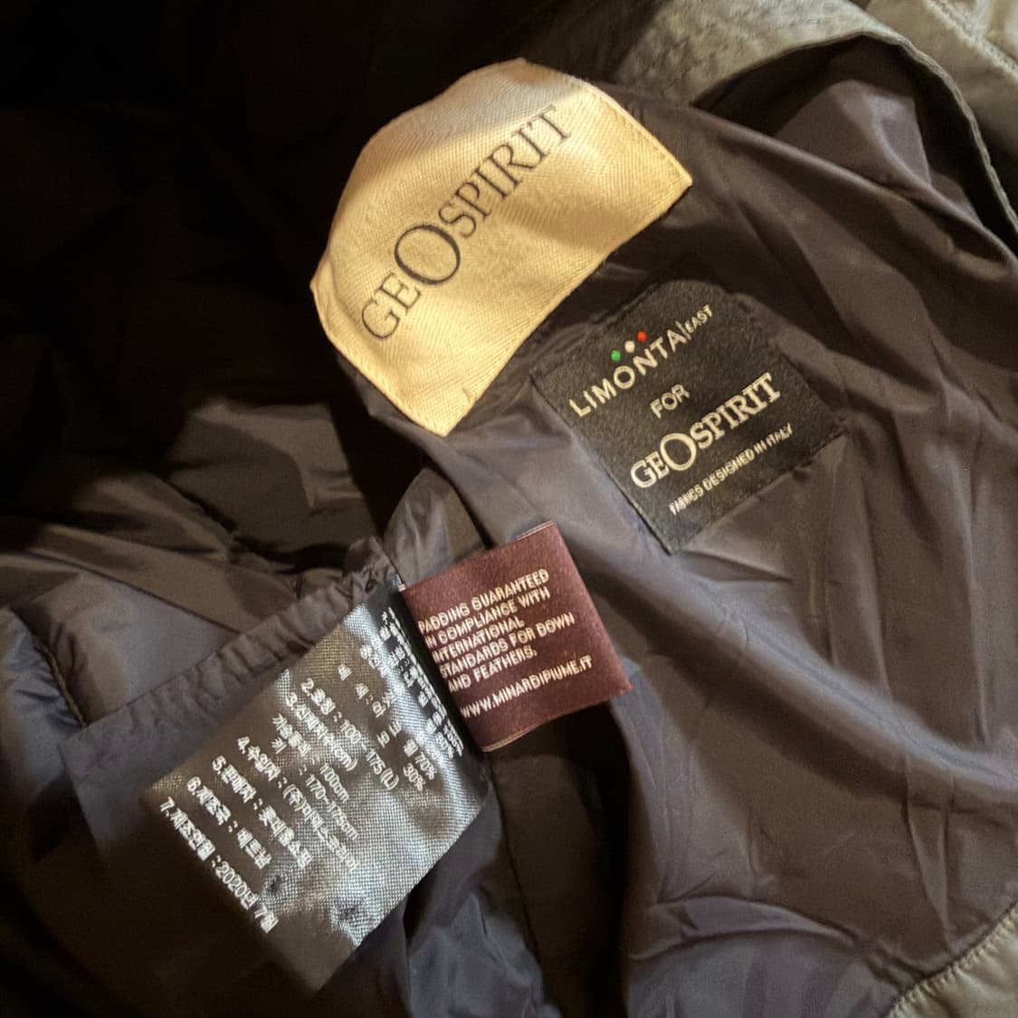 GEO SPIRIT 구스다운 니트 패딩 상품이미지4