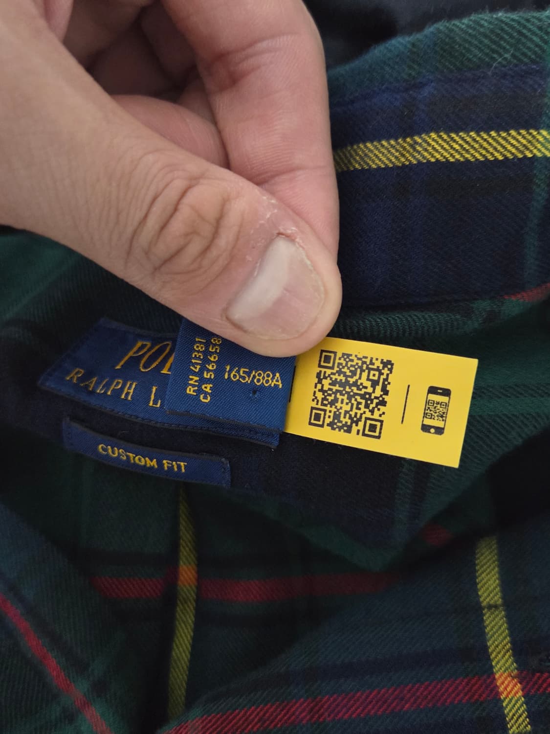 [폴로 랄프로렌] 타탄 체크 셔츠 판매합니다. 상품이미지4