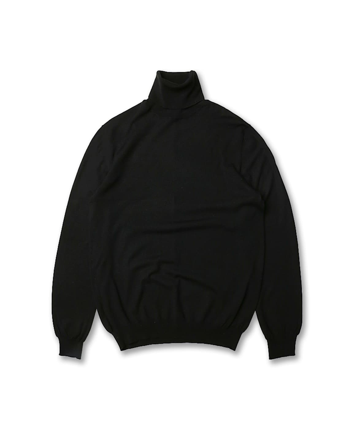 자노네 [Zanone] 플랙스 울 나일론 블랙 터틀넥 니트 상품이미지1