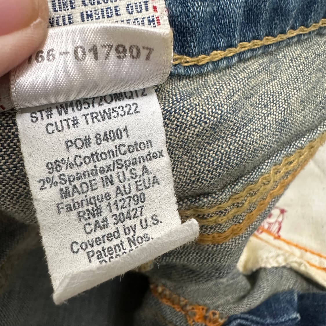 트루릴리젼 여성 부츠컷 데님 청바지 팬츠 26인치 상품이미지10