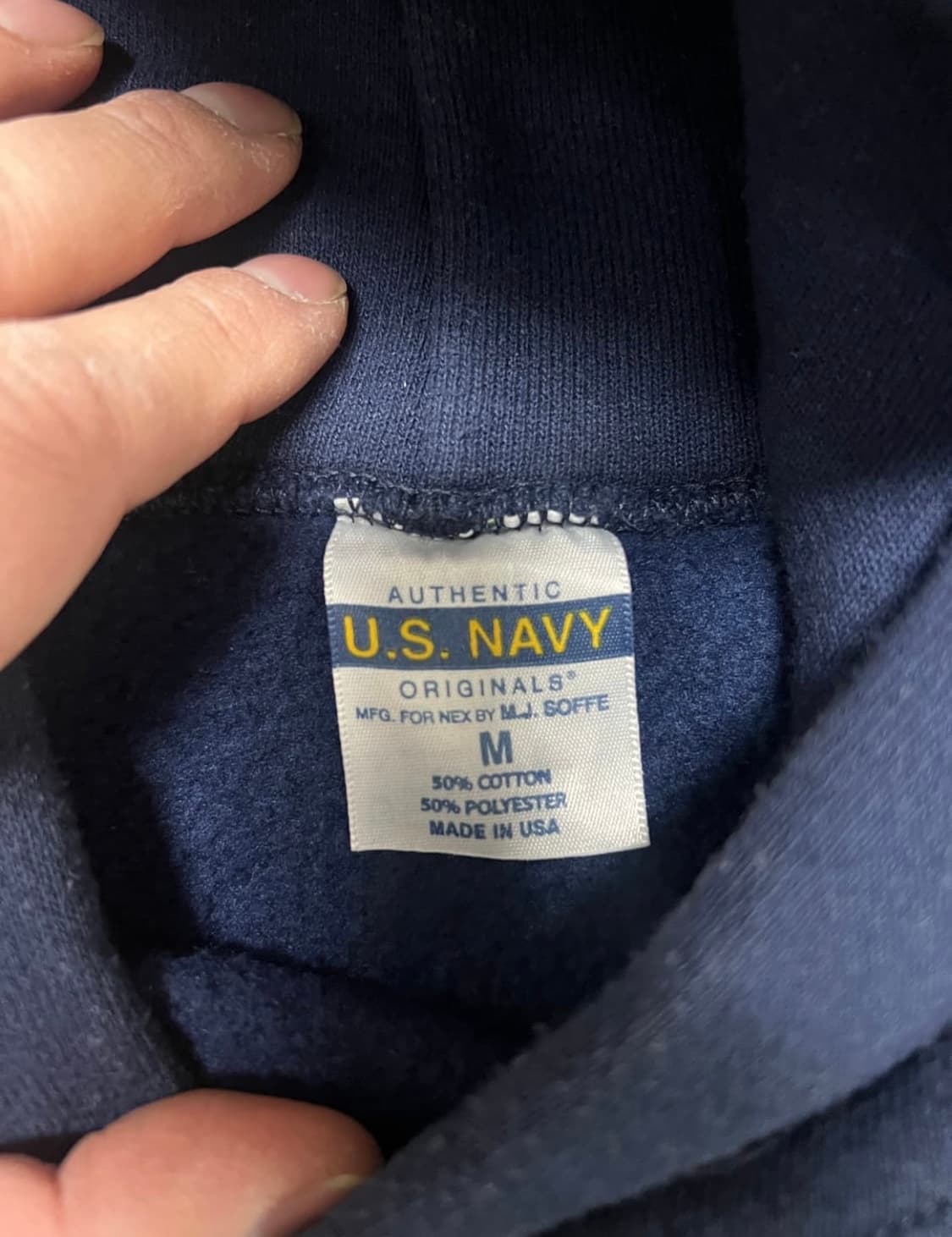 밀리터리 미 해군 NAVY soffe 스웻 후드 (made in usa) 상품이미지3