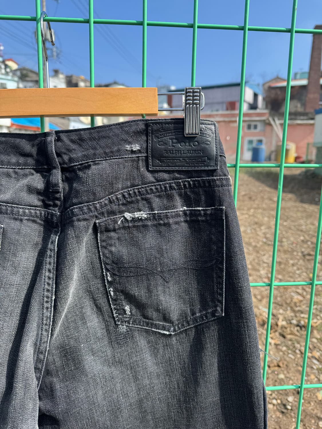 polo 데님 사시코,패치워크 상품이미지6