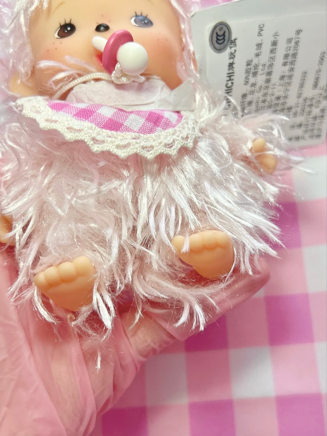 모코모코 웻헤어 핑크 베비치치 키링 /몬치치 인형 상품이미지7