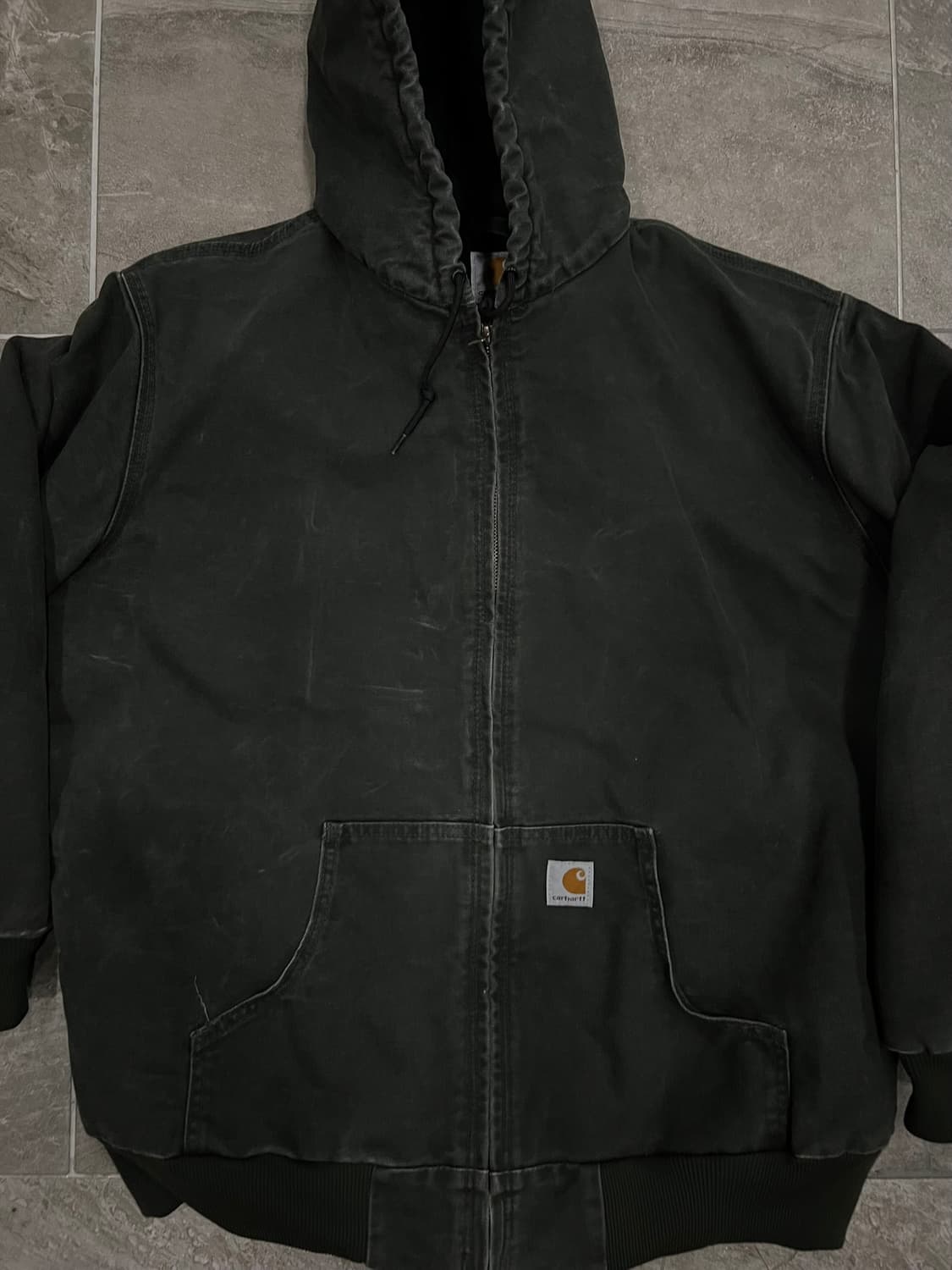 (XL)칼하트 덕 액티브 우먼스 후드자켓 WJ130 MOS 모스그린 상품이미지7